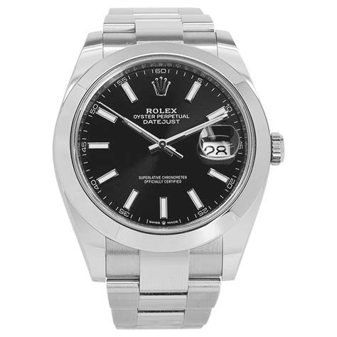 rolex oyster perpetual date just black|rolex datejust 126300 41mm.